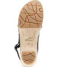 Dansko Lucia Leather Slingback Clog Pumps