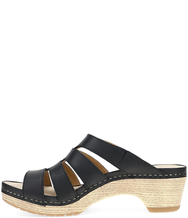 Dansko Lyndi Leather Slide Sandals