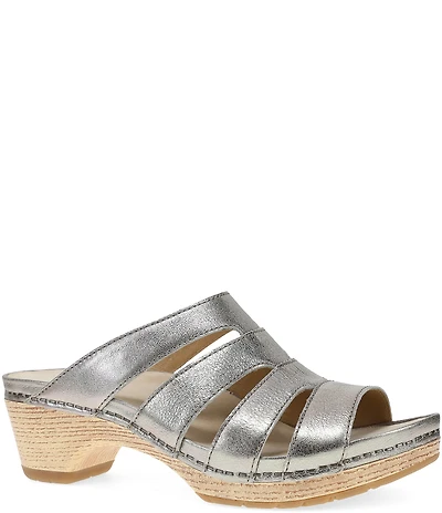Dansko Lyndi Leather Slide Sandals