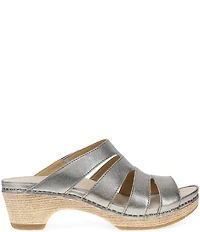 Dansko Lyndi Leather Slide Sandals