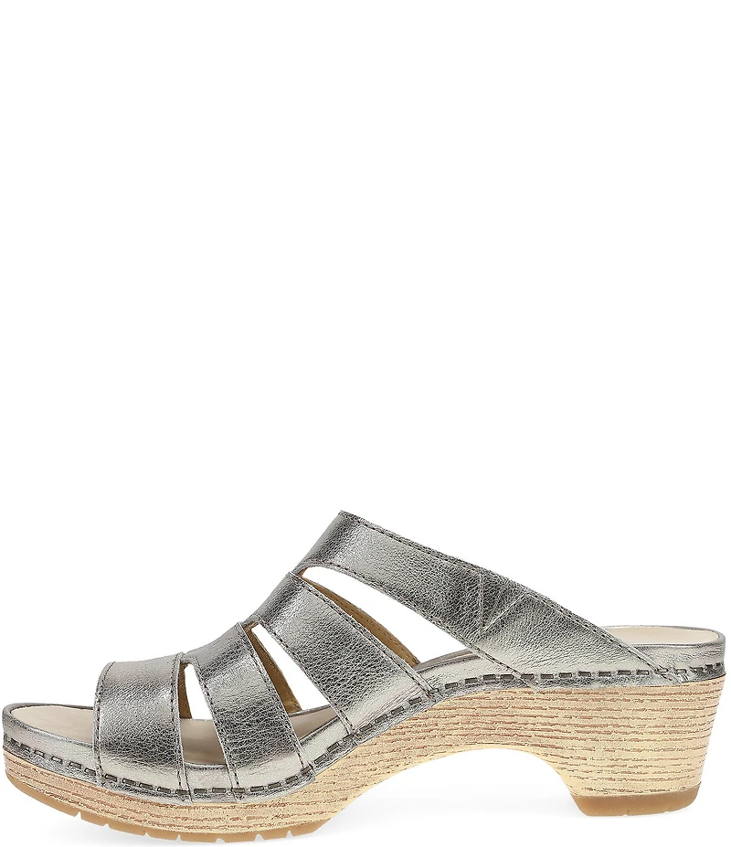 Dansko Lyndi Leather Slide Sandals