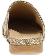 Dansko Lysa Metallic Leather Mules