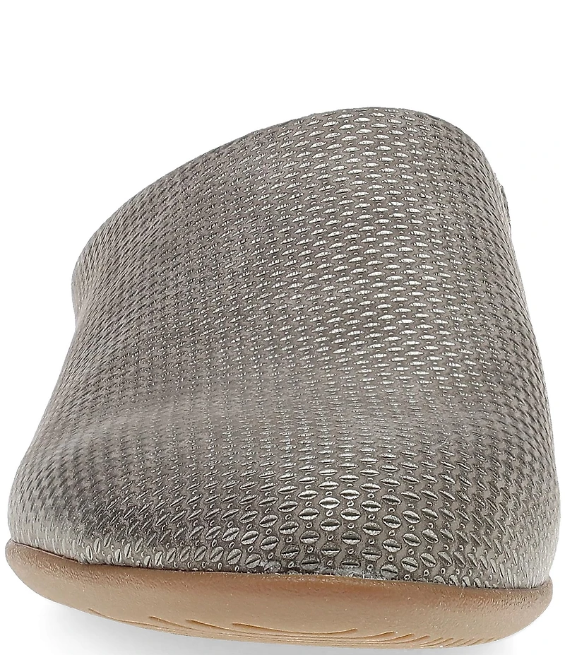 Dansko Lysa Metallic Leather Mules