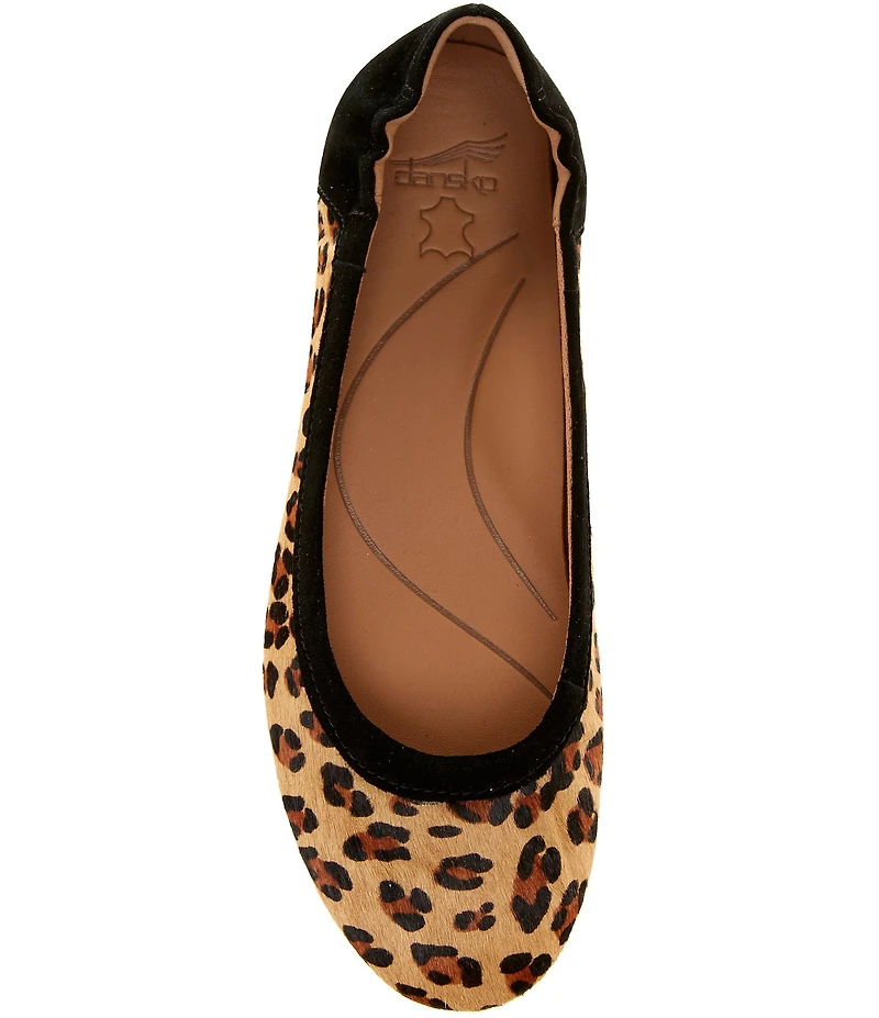 Dansko Madisen Leopard Print Ballerina Flats