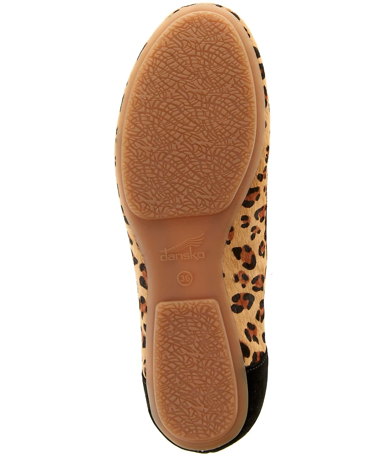 Dansko Madisen Leopard Print Ballerina Flats
