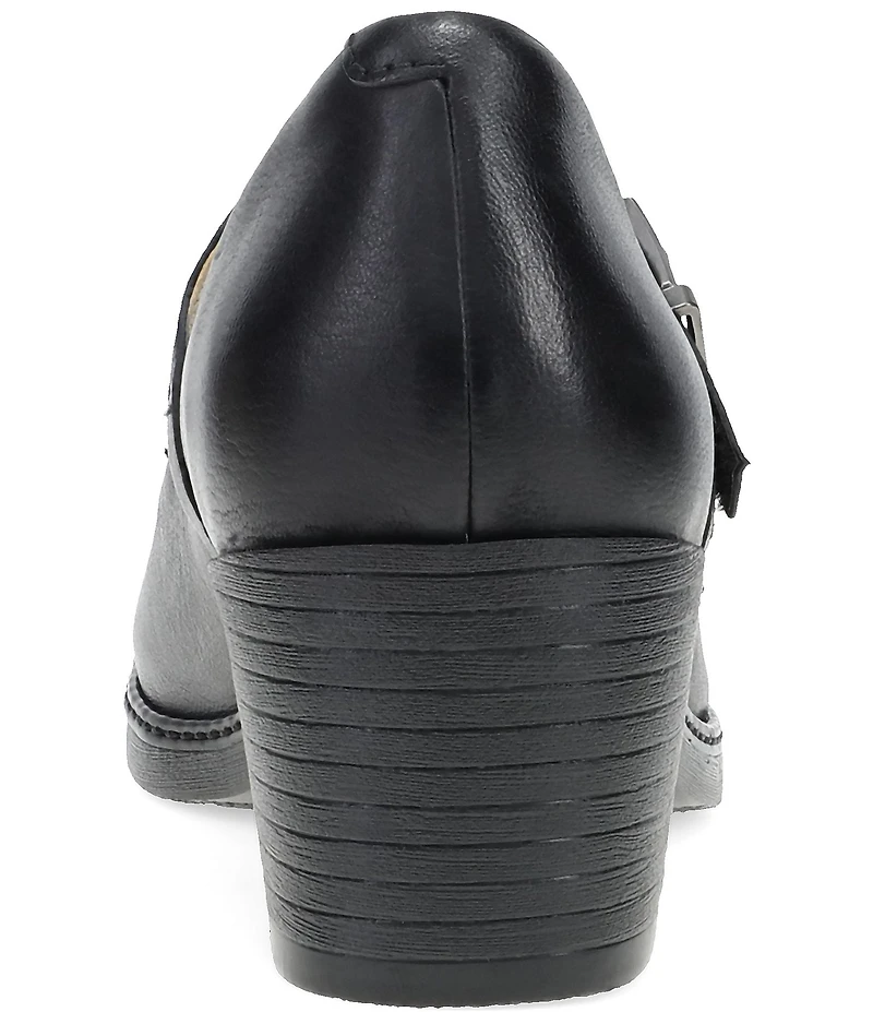 Dansko Marybeth Leather Block Heel Mary Jane Pumps