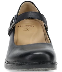 Dansko Marybeth Leather Block Heel Mary Jane Pumps
