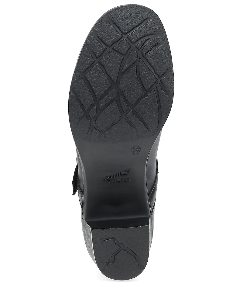 Dansko Marybeth Leather Block Heel Mary Jane Pumps