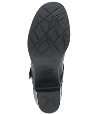 Dansko Marybeth Leather Block Heel Mary Jane Pumps