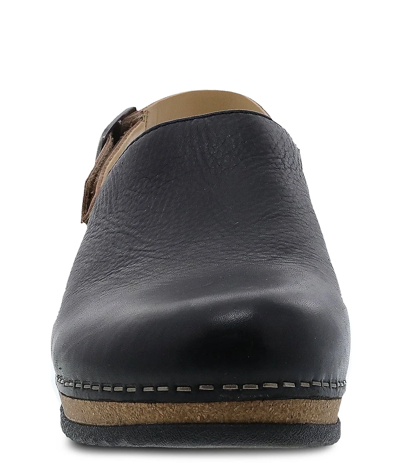 Dansko Merrin Leather Slingback Strap Clogs
