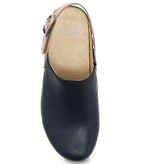 Dansko Merrin Leather Slingback Strap Clogs
