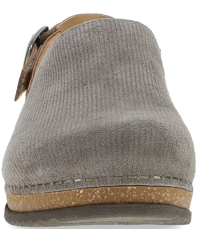 Dansko Merrin Suede Slingback Strap Clogs