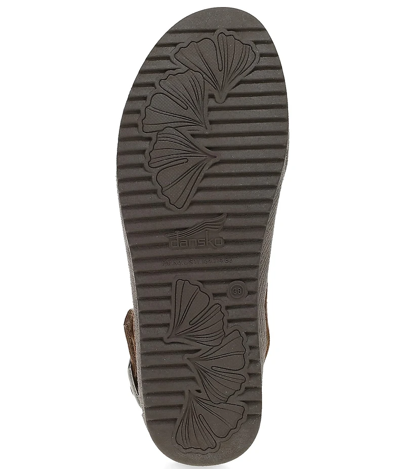 Dansko Merrin Suede Slingback Strap Clogs