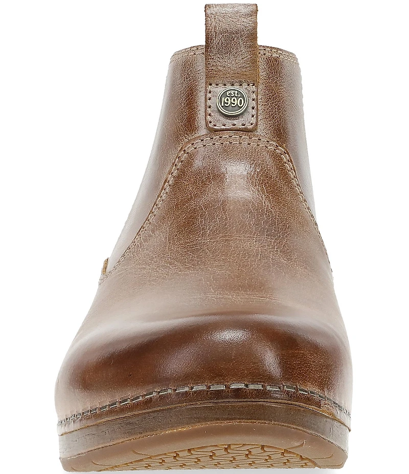 Dansko Michele Leather Chelsea Booties