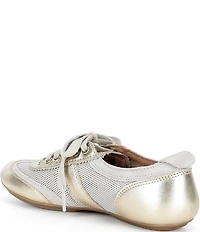 Dansko Milana Metallic Leather and Mesh Sneakers