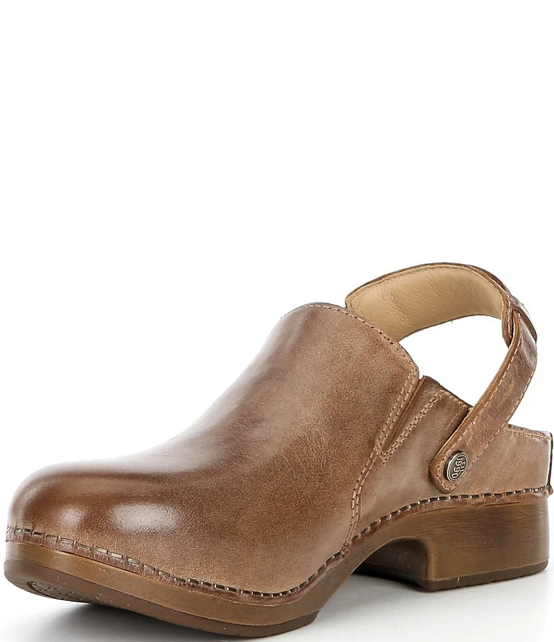 Dansko Millie Leather Swivel Strap Convertible Clogs