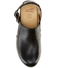 Dansko Millie Leather Swivel Strap Convertible Clogs