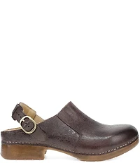Dansko Millie Leather Swivel Strap Convertible Clogs