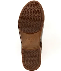 Dansko Monique Leather and Suede Buckle Hardware Booties