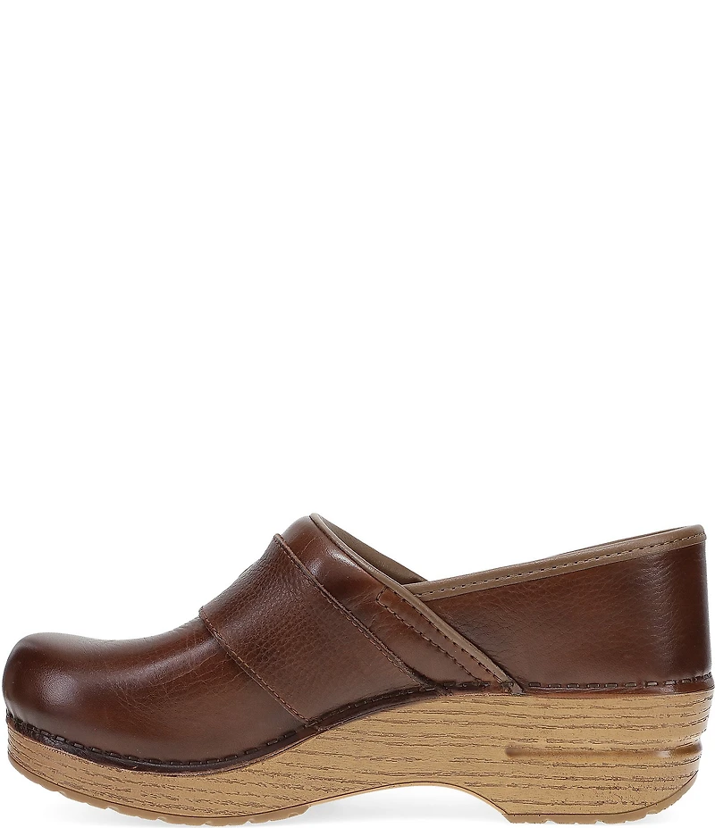 Dansko Pearson Leather Buckle Hardware Clogs
