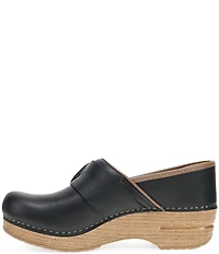 Dansko Pearson Leather Buckle Hardware Clogs