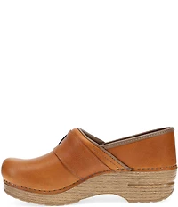 Dansko Pearson Leather Buckle Hardware Clogs