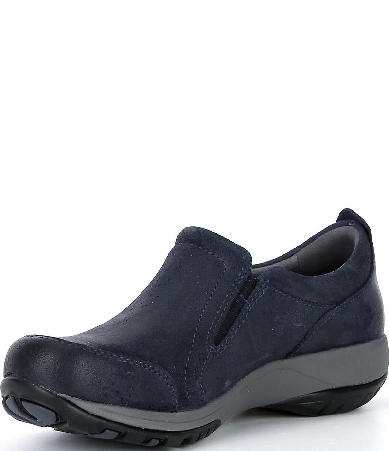 Dansko Pippy Waterproof Suede Slip On Sneakers