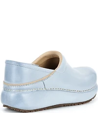 Dansko Platform Pro Leather Clogs