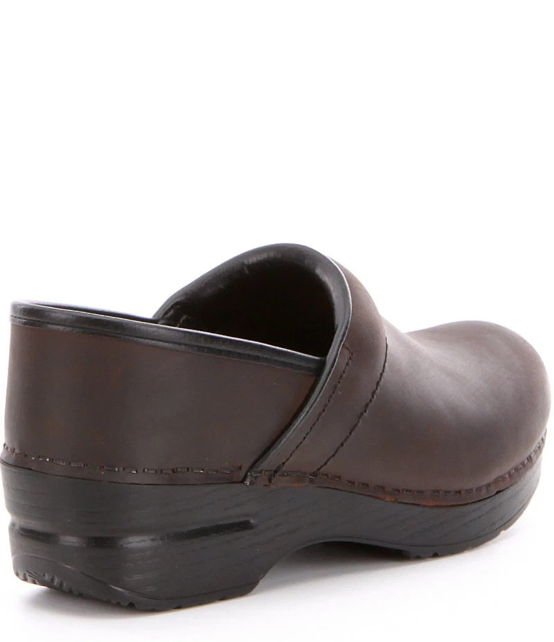Dansko Professional Oiled Leather Slip-On Clogs