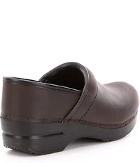 Dansko Professional Oiled Leather Slip-On Clogs