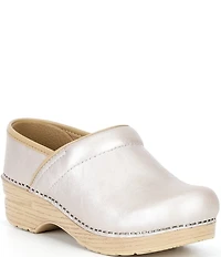 Dansko Professional Metallic Leather Clogs