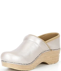 Dansko Professional Metallic Leather Clogs