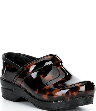 Dansko Professional Tortoise Patent Leather Clogs