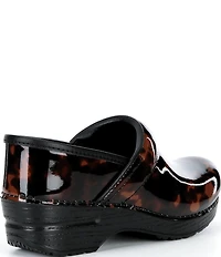 Dansko Professional Tortoise Patent Leather Clogs