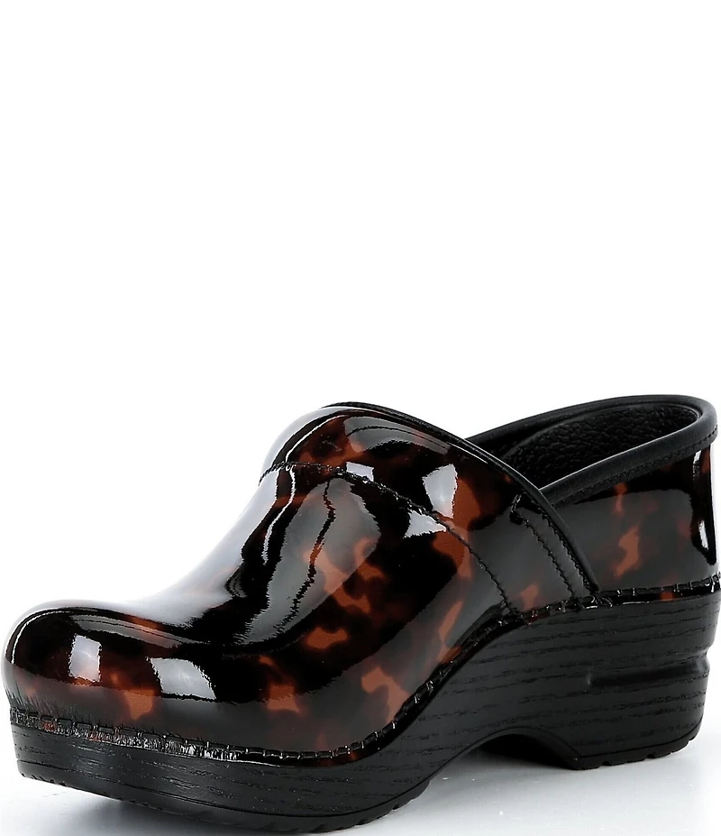 Dansko Professional Tortoise Patent Leather Clogs