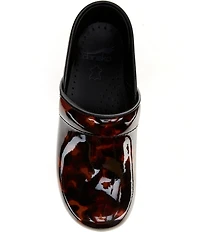 Dansko Professional Tortoise Patent Leather Clogs