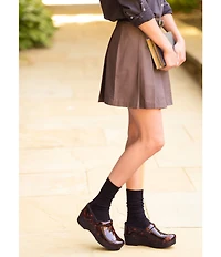 Dansko Professional Tortoise Patent Leather Clogs