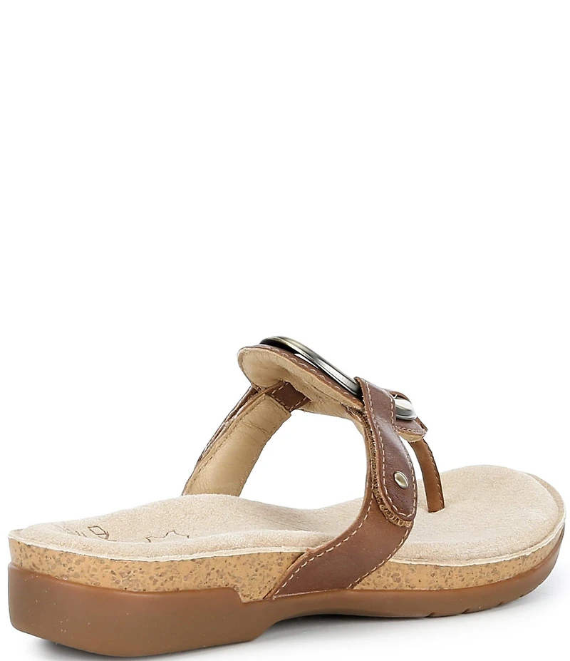 Dansko Rosalia Leather Hardware Thong Sandals