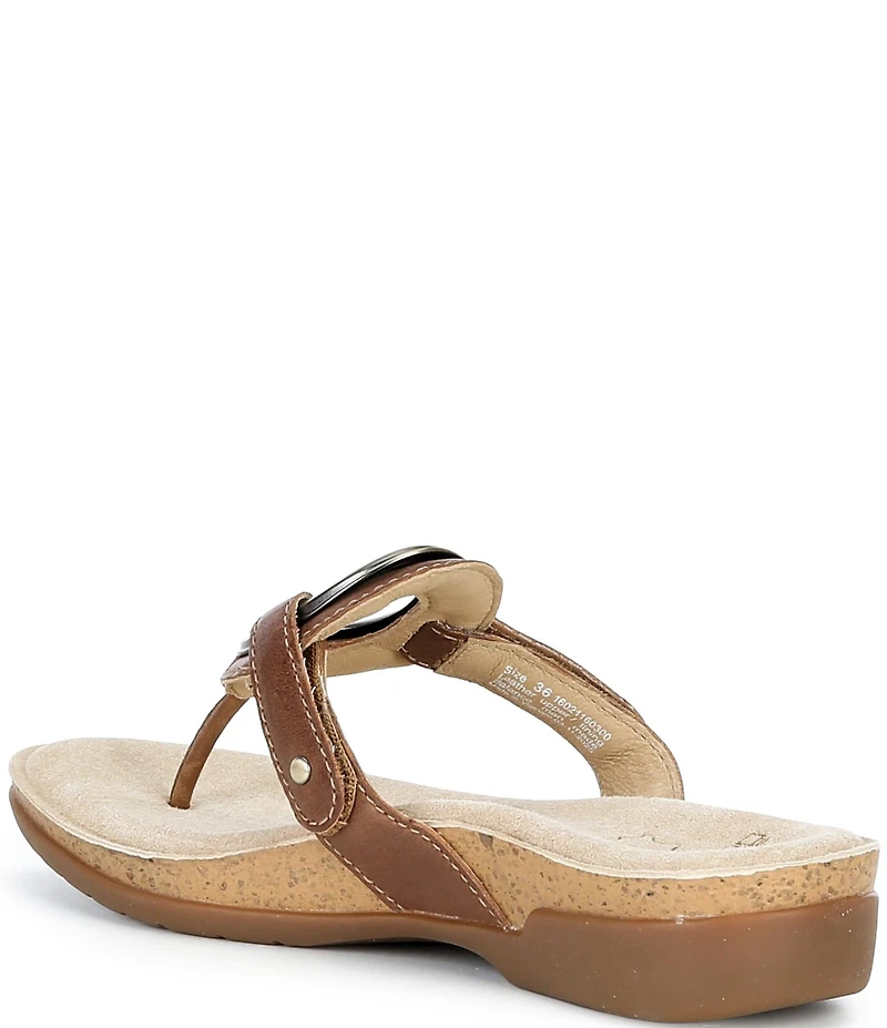 Dansko Rosalia Leather Hardware Thong Sandals
