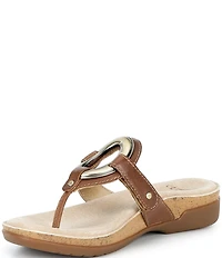 Dansko Rosalia Leather Hardware Thong Sandals