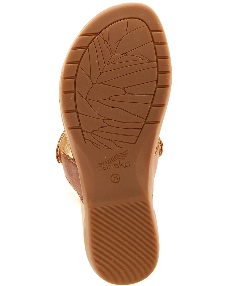 Dansko Rosalia Leather Hardware Thong Sandals