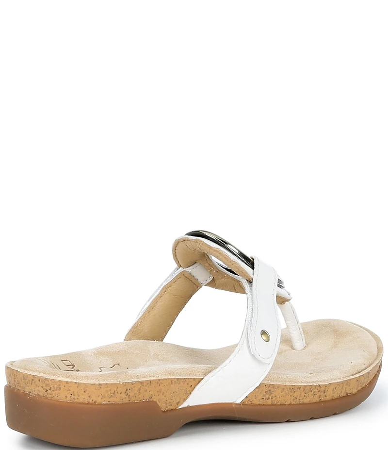Dansko Rosalia Leather Hardware Thong Sandals