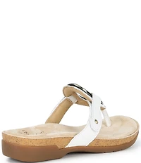 Dansko Rosalia Leather Hardware Thong Sandals