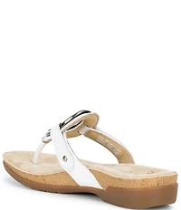 Dansko Rosalia Leather Hardware Thong Sandals