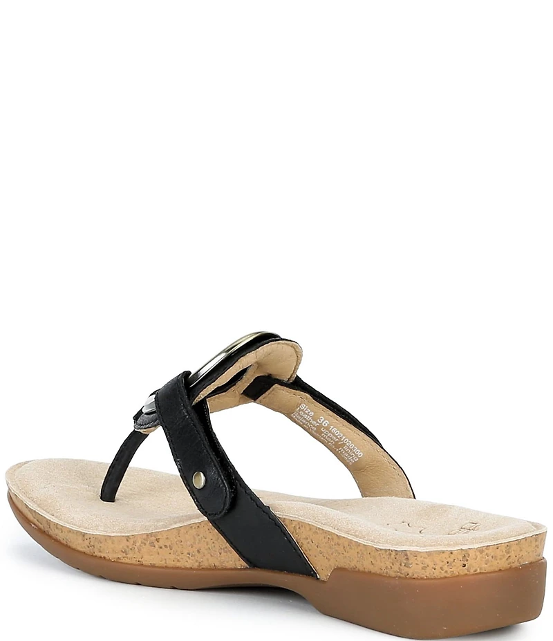 Dansko Rosalia Leather Hardware Thong Sandals