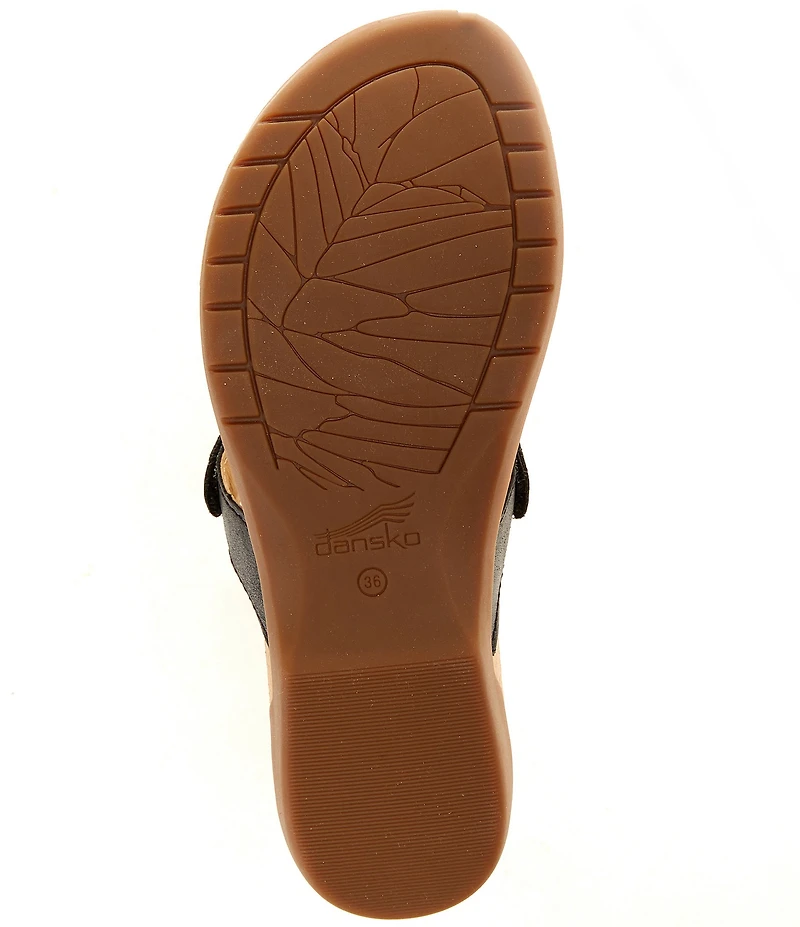 Dansko Rosalia Leather Hardware Thong Sandals