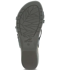 Dansko Roslyn Burnished Leather Strappy Toe Loop Sandals