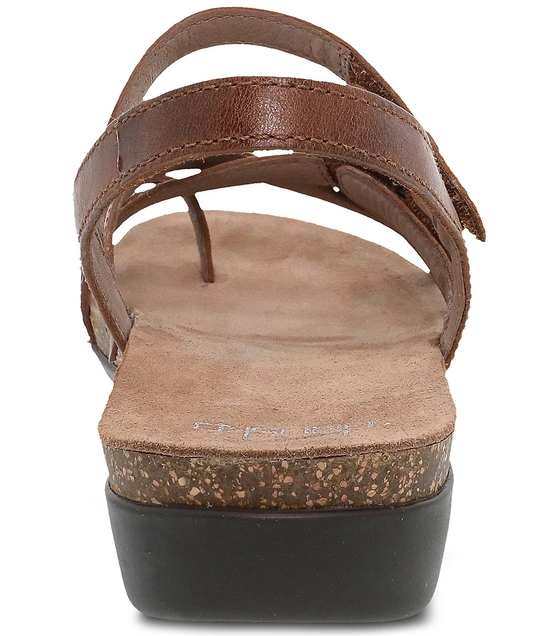 Dansko Roslyn Burnished Leather Strappy Toe Loop Sandals