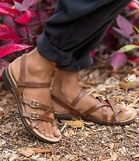 Dansko Roslyn Burnished Leather Strappy Toe Loop Sandals