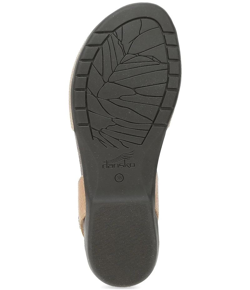 Dansko Rowan Chevron Leather Ankle Strap Mary Jane Clogs